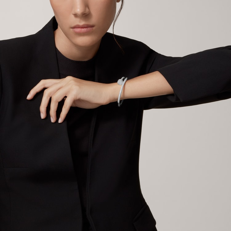 Cartier Juste un Clou bracelet, classic model, diamonds - Image 3